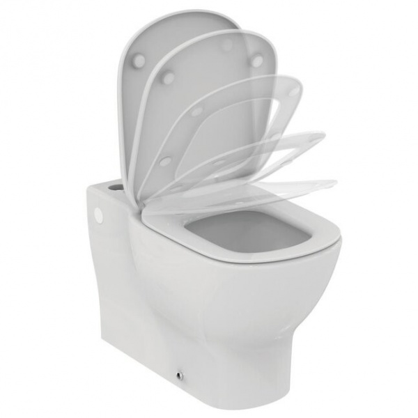 Напольный пристенный унитаз для монтажа с бачком Ideal Standard TESI AquaBlade® T008201 Напольный пристенный унитаз для монтажа с бачком Ideal Standard TESI AquaBlade® T008201