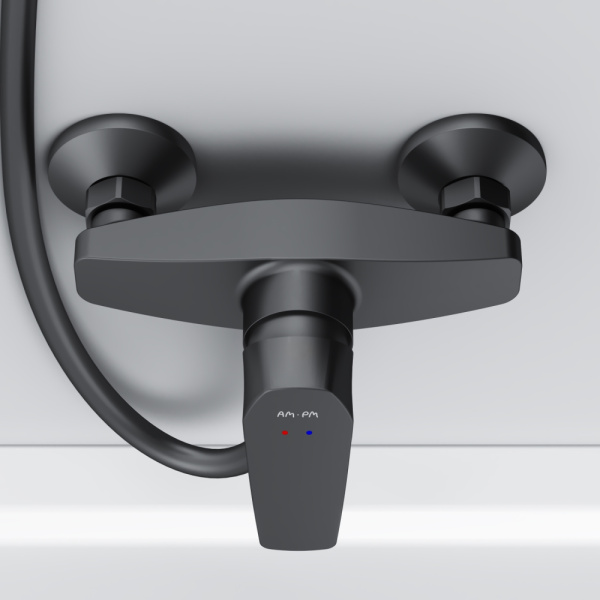 Смеситель для ванны Am.Pm Gem F90A20022 черный матовый