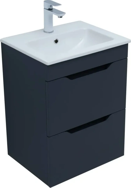 Тумба под раковину Aquanet Практика 50 см 00330456 подвесная маренго