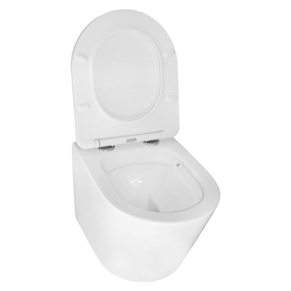 Унитаз Azario Teramo AZ-0053 SP подвесной безободковый с микролифтом