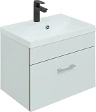 Тумба под раковину Aquanet Верона 50 см 00272425 подвесная белая матовая
