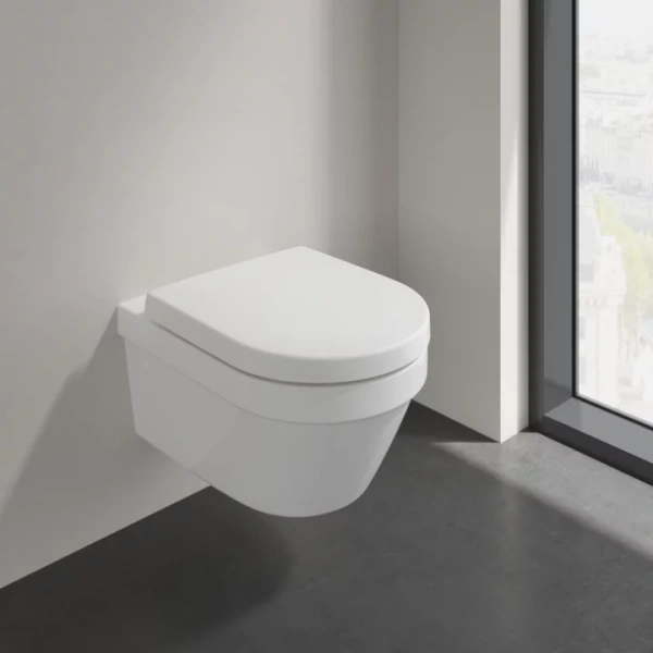Унитаз подвесной безободковый  Villeroy & Boch Architectura  4694HR01 белый Унитаз подвесной безободковый  Villeroy & Boch Architectura  4694HR01 белый