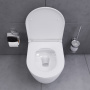 Подвесной унитаз безободковый с сиденьем микролифт Damixa Sirius DX86C1700SC Подвесной унитаз безободковый с сиденьем микролифт Damixa Sirius DX86C1700SC