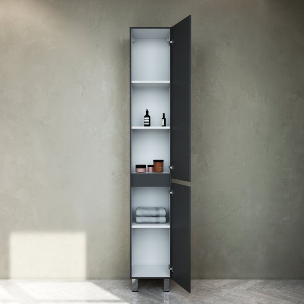 Пенал Am.Pm Gem S 30x190 см M91CSR0306GM R напольный графит