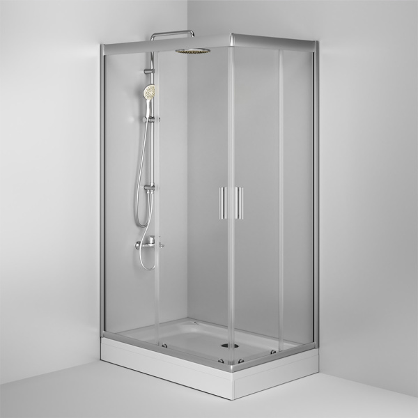 Душевой уголок AM.PM Gem 120x190x80 W90G-404-120280-MT профиль хром