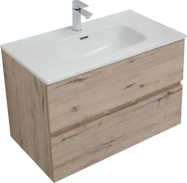 Мебель для ванной Aquanet Алвита New 80 подвесная дуб веллингтон белый
