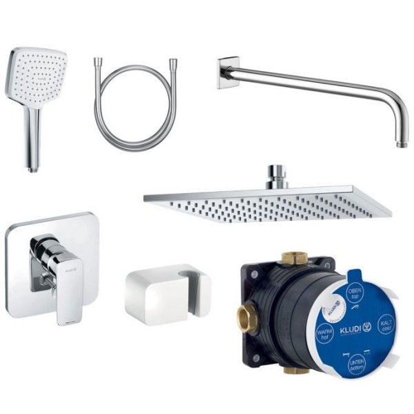 Душевая система в  Kludi PURE&STYLE 406300575 хром Душевая система в  Kludi PURE&STYLE 406300575 хром