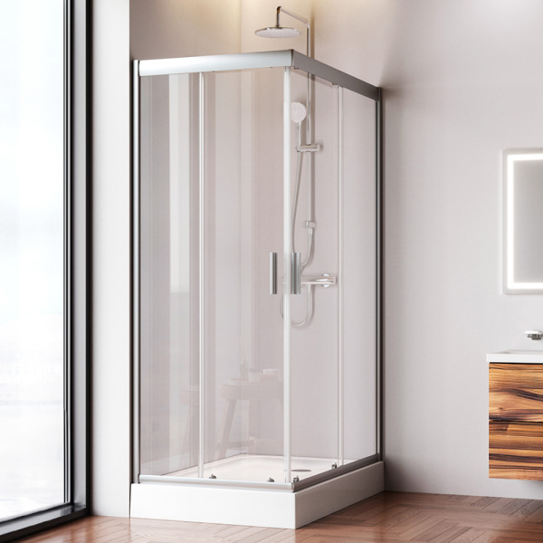 Душевой уголок AM.PM Gem 120x190x80 W90G-404-120280-MT профиль хром