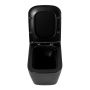 Унитаз подвесной безободковый  BelBagno ARDENTE-C BB3202CHR-MB черный матовый Унитаз подвесной безободковый  BelBagno ARDENTE-C BB3202CHR-MB черный матовый