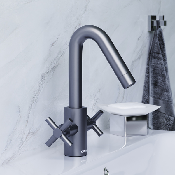 Смеситель для раковины Damixa NEO CLASSIC 270210000 графит Смеситель для раковины Damixa NEO CLASSIC 270210000 графит