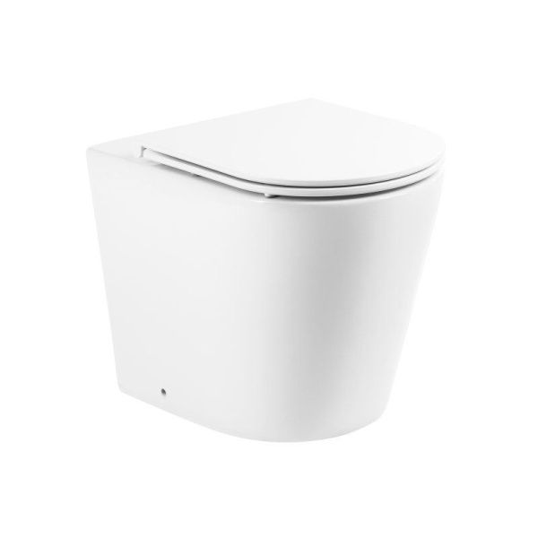 Унитаз приставной безободковый  BelBagno FLAY-R BB1003CBR Унитаз приставной безободковый  BelBagno FLAY-R BB1003CBR