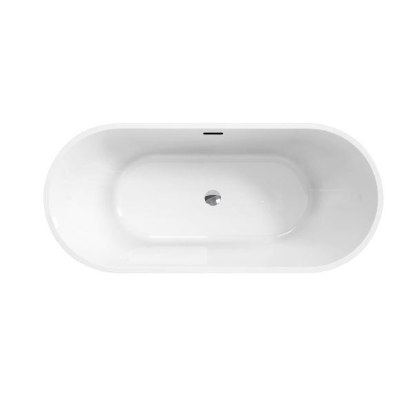 Акриловая ванна 160x73 см BelBagno UNO BB701-1600-730-K белый Акриловая ванна 160x73 см BelBagno UNO BB701-1600-730-K белый