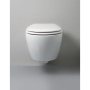 Безободковый унитаз крепежом  White Ceramic Basic W0203CF кофейный матовый Безободковый унитаз крепежом  White Ceramic Basic W0203CF кофейный матовый