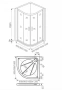 Душевое ограждение GOOD DOOR INFINITY R-100-C-CH  100x100x185 Душевое ограждение GOOD DOOR INFINITY R-100-C-CH  100x100x185