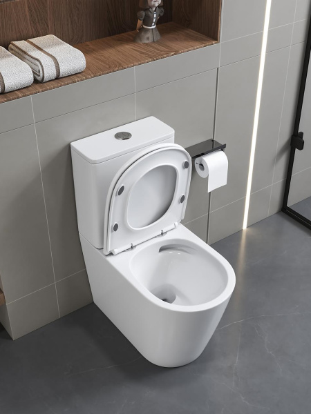 Унитаз-компакт Ceruttispa Piera CT10560 безободковый с микролифтом