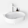 Умывальник RAVAK Yard 600 керамический белый XJX01260002 Умывальник RAVAK Yard 600 керамический белый XJX01260002