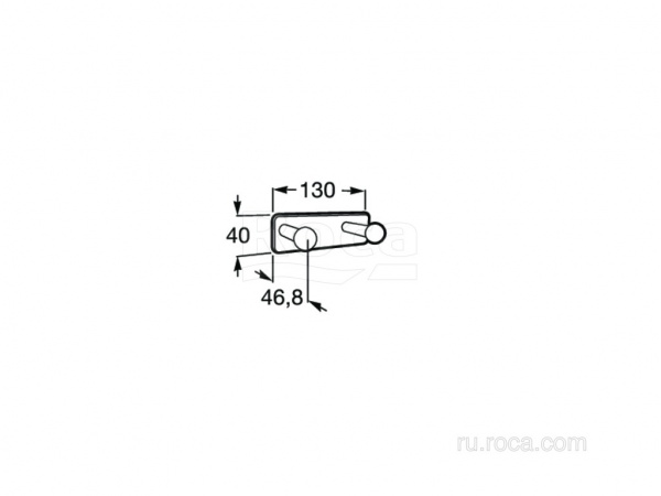 Крючок Roca Victoria 816651001 Крючок Roca Victoria 816651001