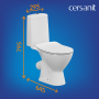 Унитаз-компакт Cersanit Flavis 64288 с микролифтом