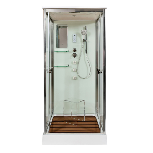 Душевая кабина AvaCan 80x80 V8015 профиль хром