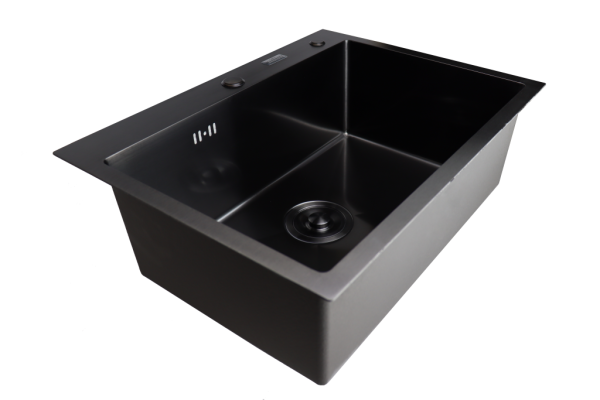 Мойка из нержавеющей стали Santegro 60 см STR6050BL графит