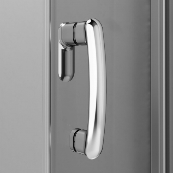 Душевой уголок без поддона 120х80 AM.PM Like Solo Slide W83G-302U120CG64 профиль серый матовый стекло тонированное