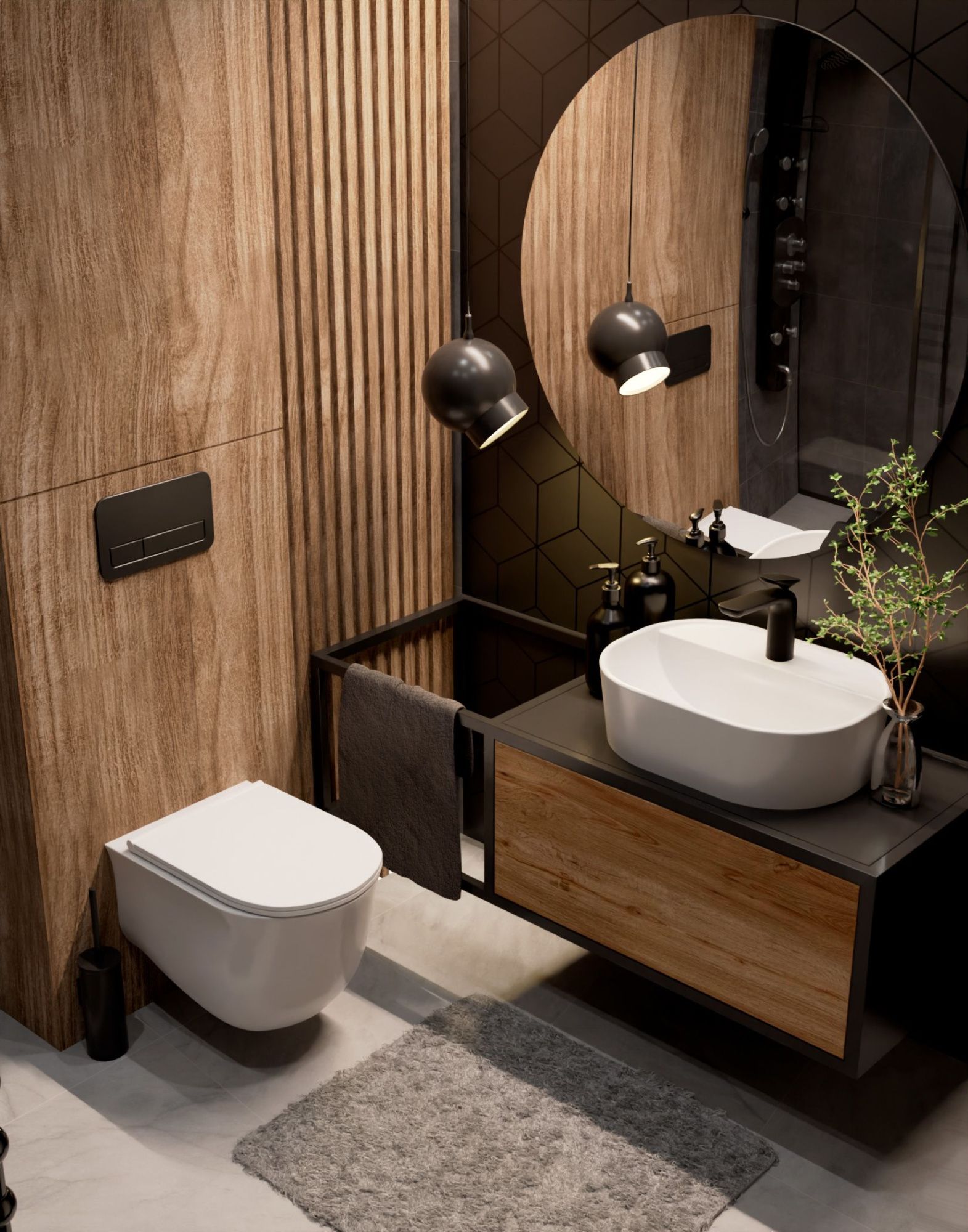 Унитаз подвесной 36х36х48,5 см AQUAme AQM2005 белый