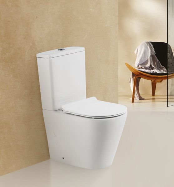 Чаша унитаза безободковая  BelBagno FLAY-R BB2149CPR Чаша унитаза безободковая  BelBagno FLAY-R BB2149CPR