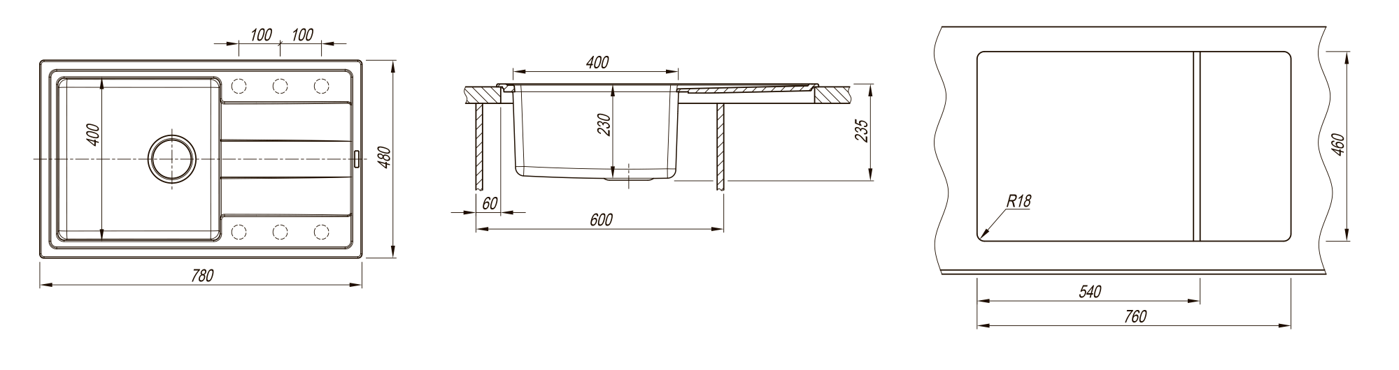 Кухонная мойка комбинированная 78x48 Florentina 21.395.D0780.201 Жасмин Кухонная мойка комбинированная 78x48 Florentina 21.395.D0780.201 Жасмин