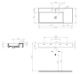 Керамическая раковина 100x46 см Cezares TWENTY TW10011 белый Керамическая раковина 100x46 см Cezares TWENTY TW10011 белый