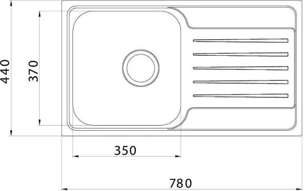 Мойка для кухни Iddis Sound 80 см SND78SDi77 сатин
