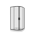 Душевой уголок 100x100x190 NIAGARA Nova NG-6807-08 BLACK полукруг, двери раздвижные, 1 место Душевой уголок 100x100x190 NIAGARA Nova NG-6807-08 BLACK полукруг, двери раздвижные, 1 место