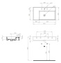 Керамическая раковина 81x46 см Cezares TWENTY TW08011 белый Керамическая раковина 81x46 см Cezares TWENTY TW08011 белый