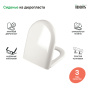 Универсальное сиденье для унитаза дюропласт Soft Close Easy Fix IDDIS Optima Home 001DPSEi31 Универсальное сиденье для унитаза дюропласт Soft Close Easy Fix IDDIS Optima Home 001DPSEi31