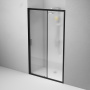 Дверь душевая в нишу 120см AM.PM Gem W90G-120-1-195BM профиль черный матовый стекло матовое Дверь душевая в нишу 120см AM.PM Gem W90G-120-1-195BM профиль черный матовый стекло матовое