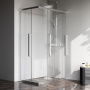 Душевой уголок AM.PM Func 120x200x80 W84G-403-12080-MT профиль хром