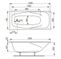 Акриловая ванна VAGNERPLAST ARONIA 150x70 Акриловая ванна VAGNERPLAST ARONIA 150x70