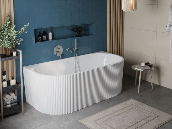 Акриловая ванна отдельнотоящая 170x80 см BelBagno  BB713-1700-800 белый
