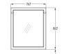 Зеркало 76x90 см Opadiris Омега Z0000006993 бежевый Зеркало 76x90 см Opadiris Омега Z0000006993 бежевый