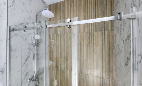 Душевая дверь ADS Sancors WTW 140x195 501WTW.140C.195CH.08 профиль хром