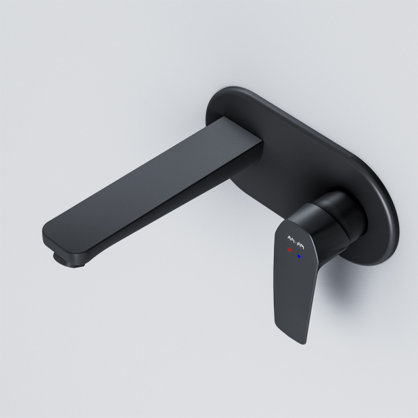 Встраиваемый смеситель Am.Pm Gem F90A72222 черный глянцевый