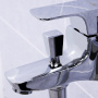 Смеситель для ванны с душевым гарнитуром WasserKRAFT Salm 2701 хром глянцевый