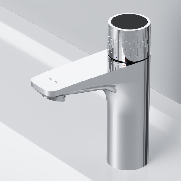 Смеситель для раковины с термостатом Am.Pm Gem хром глянцевый