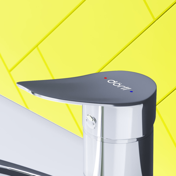 Смеситель для раковины Dorff Norma хром глянцевый