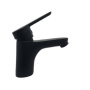 Смеситель для раковины с донным клапаном Webert Sax Evolution SE830102560 черный матовый