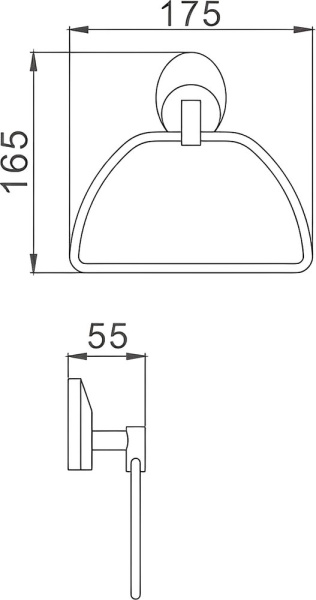 Полотенцедержатель HAIBA HB1604-2