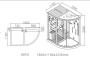 Душевая кабина + сауна 2в1 Cerutti SPA LUGANO-L CT8345 180x110x223 Душевая кабина + сауна 2в1 Cerutti SPA LUGANO-L CT8345 180x110x223