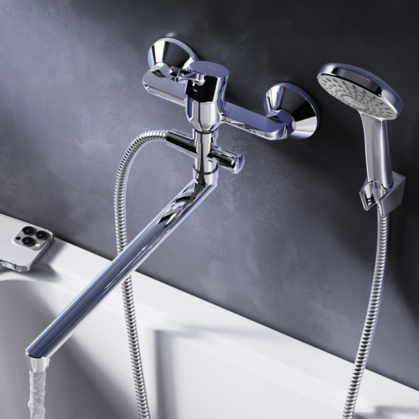 Смеситель для ванны Am.Pm X-Joy S F85B90100 хром глянцевый