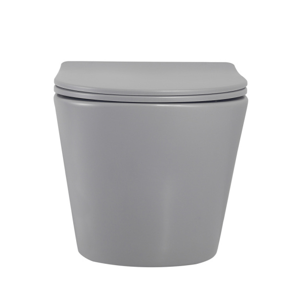 Унитаз Abber Bequem AC1102MG подвесной с микролифтом