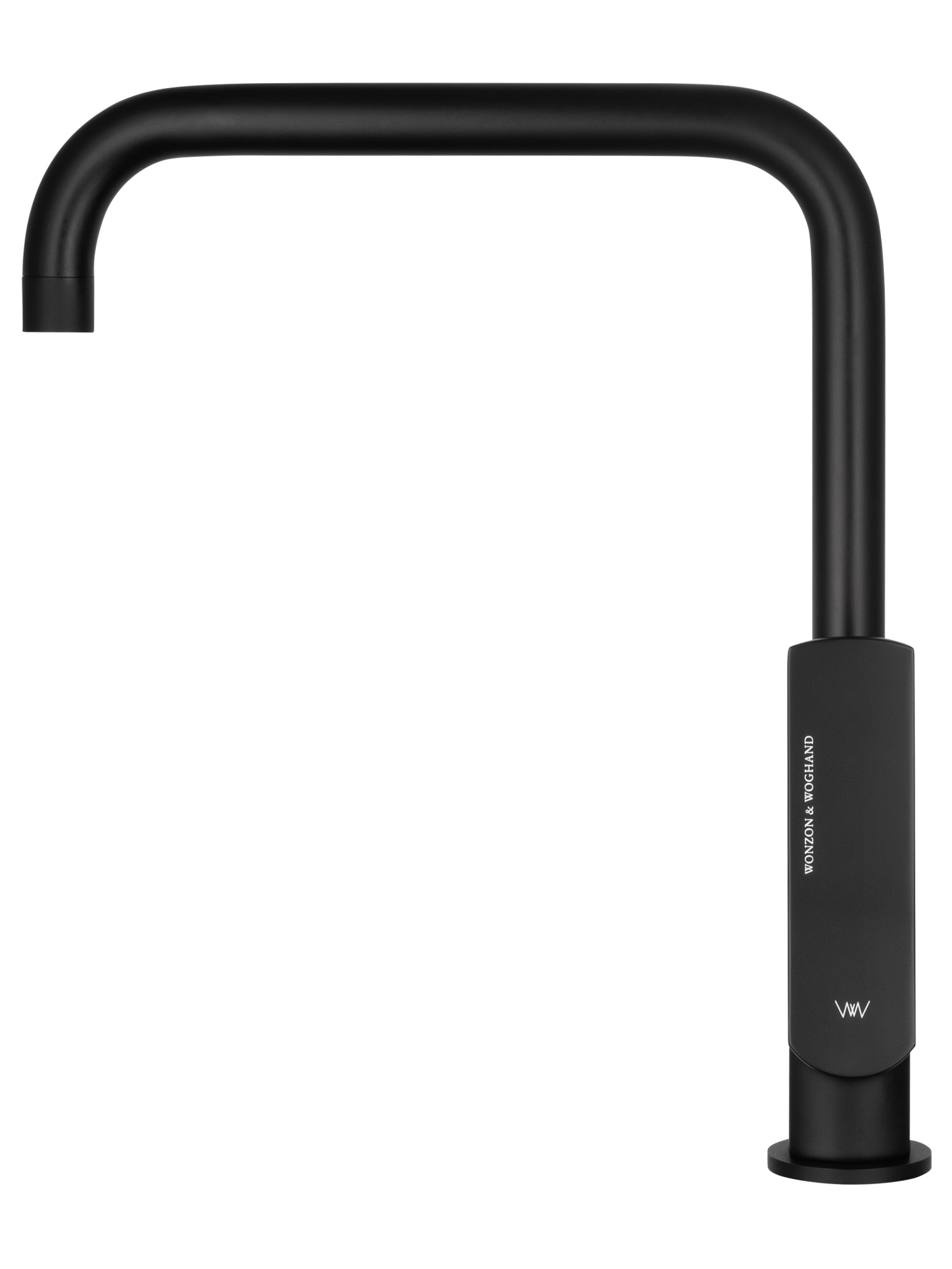 Смеситель для кухонной мойки Wonzon & Woghand WW-L1006-MB черный матовый