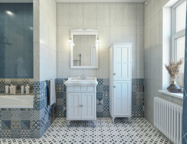 Тумба с раковиной Caprigo Borgo 60 см 33410-029.000.00.20 напольная белая